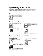 Preview for 6 page of Whirlpool LER5848EQ2 Use And Care Manual