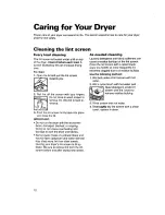 Preview for 12 page of Whirlpool LER5848EQ2 Use And Care Manual