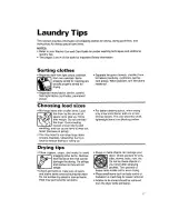 Preview for 17 page of Whirlpool LER5848EQ2 Use And Care Manual