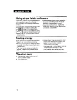 Preview for 18 page of Whirlpool LER5848EQ2 Use And Care Manual