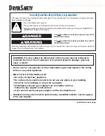 Preview for 3 page of Whirlpool LER5848EQ4 Use & Care Manual