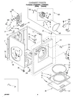 Preview for 4 page of Whirlpool LET5624BW1 Parts List