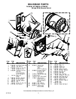 Предварительный просмотр 5 страницы Whirlpool LET7646DQ0 Parts List