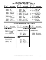 Preview for 2 page of Whirlpool LEV4624BW0 Parts List