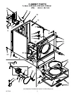 Preview for 3 page of Whirlpool LEV5634AW1 Parts List