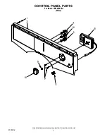 Preview for 3 page of Whirlpool LEW0050PQ1 Cabinet Parts