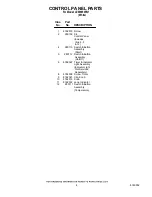 Preview for 4 page of Whirlpool LEW0050PQ1 Cabinet Parts