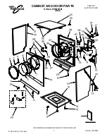 Предварительный просмотр 1 страницы Whirlpool LEW0050PQ2 Cabinet Parts