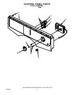 Предварительный просмотр 3 страницы Whirlpool LEW0050PQ2 Cabinet Parts