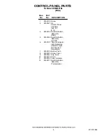 Preview for 4 page of Whirlpool LEW0050PQ3 Cabinet Parts