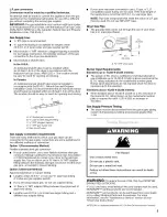 Предварительный просмотр 5 страницы Whirlpool LGN2000PG Installation Manual