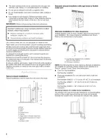 Предварительный просмотр 6 страницы Whirlpool LGN2000PG Installation Manual