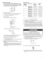 Предварительный просмотр 7 страницы Whirlpool LGN2000PG Installation Manual