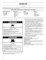 Preview for 4 page of Whirlpool LGQ8000JQ User Instructions