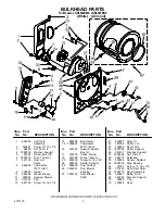 Preview for 7 page of Whirlpool LGR4624BW0 Parts List