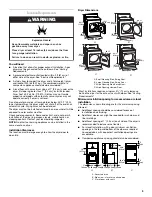 Preview for 3 page of Whirlpool LGR4634PQ Installation Instructions Manual