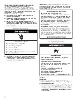 Preview for 4 page of Whirlpool LGR4634PQ Installation Instructions Manual