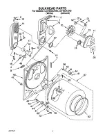 Preview for 7 page of Whirlpool LGT6634AN0 Parts List