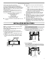 Предварительный просмотр 7 страницы Whirlpool LI3Y5B Installation Instructions And Use & Care Manual