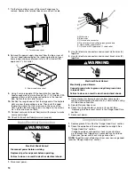 Предварительный просмотр 10 страницы Whirlpool LI3Y5B Installation Instructions And Use & Care Manual