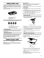 Предварительный просмотр 11 страницы Whirlpool LI3Y5B Installation Instructions And Use & Care Manual