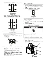 Предварительный просмотр 8 страницы Whirlpool LI3YRB Installation Instructions And Use & Care Manual