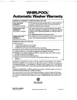 Предварительный просмотр 23 страницы Whirlpool LLR9245BQ0 Use And Care Manual