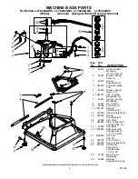 Preview for 8 page of Whirlpool LLT8244AN0 Parts List