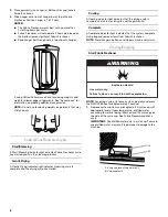 Preview for 8 page of Whirlpool LRF4001RY Use And Care Manual