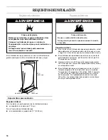 Preview for 16 page of Whirlpool LRF4001RY Use And Care Manual