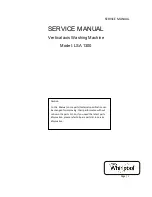 Whirlpool LSA 1300 Service Manual предпросмотр