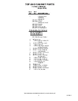 Preview for 2 page of Whirlpool LSB6000LQ0 Parts List