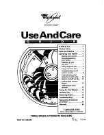 Whirlpool LSC9355DQ0 Use And Care Manual предпросмотр