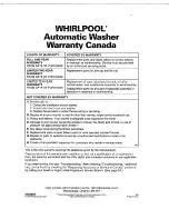 Предварительный просмотр 26 страницы Whirlpool LSC9355EQ0 Use And Care Manual