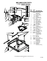 Предварительный просмотр 8 страницы Whirlpool LSN2000LG0 Parts List