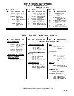 Предварительный просмотр 2 страницы Whirlpool LSN7233DQ0 Parts List