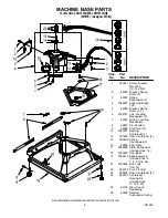 Предварительный просмотр 8 страницы Whirlpool LSN7233DQ0 Parts List