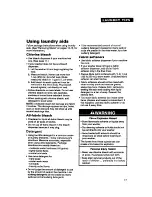 Предварительный просмотр 17 страницы Whirlpool LSP6244BN0 Use And Care Manual