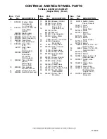 Предварительный просмотр 4 страницы Whirlpool LSQ8500JQ1 Parts List