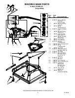 Предварительный просмотр 8 страницы Whirlpool LSQ9510JQ1 Parts List