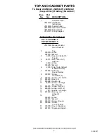 Preview for 2 page of Whirlpool LSQ9549LG1 Parts Manual