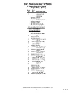 Предварительный просмотр 2 страницы Whirlpool LSQ9600JQ1 Parts List