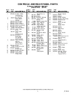 Предварительный просмотр 4 страницы Whirlpool LSQ9600JQ1 Parts List