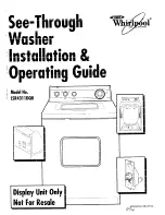 Предварительный просмотр 1 страницы Whirlpool LSR4311DQ0 Installation & Operating Manual