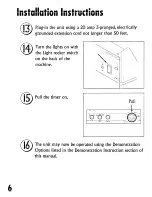 Предварительный просмотр 8 страницы Whirlpool LSR4311DQ0 Installation & Operating Manual