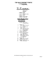 Preview for 2 page of Whirlpool LSR6132HQ1 Parts List