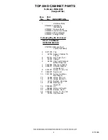 Preview for 2 page of Whirlpool LSR6332KQ1 Parts List