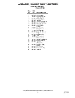 Preview for 6 page of Whirlpool LSR6332KQ1 Parts List