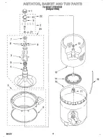 Preview for 6 page of Whirlpool LST6132DQ0 Parts List