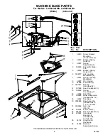 Предварительный просмотр 8 страницы Whirlpool LSV6234AN0 Parts List